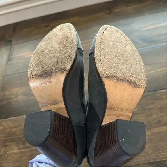 Rag & Bone Women's Harrow Gray Distressed Suede Ankle Boots Size 39, US 9 GUC - Picture 13 of 13